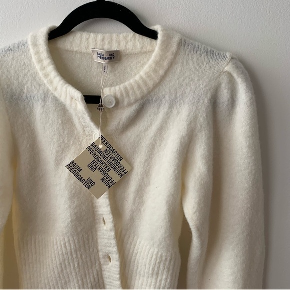 Baum Und Pferdgarten Sweater Cream Cardigan Catia Cropped Sz XS‎ - Picture 8 of 9
